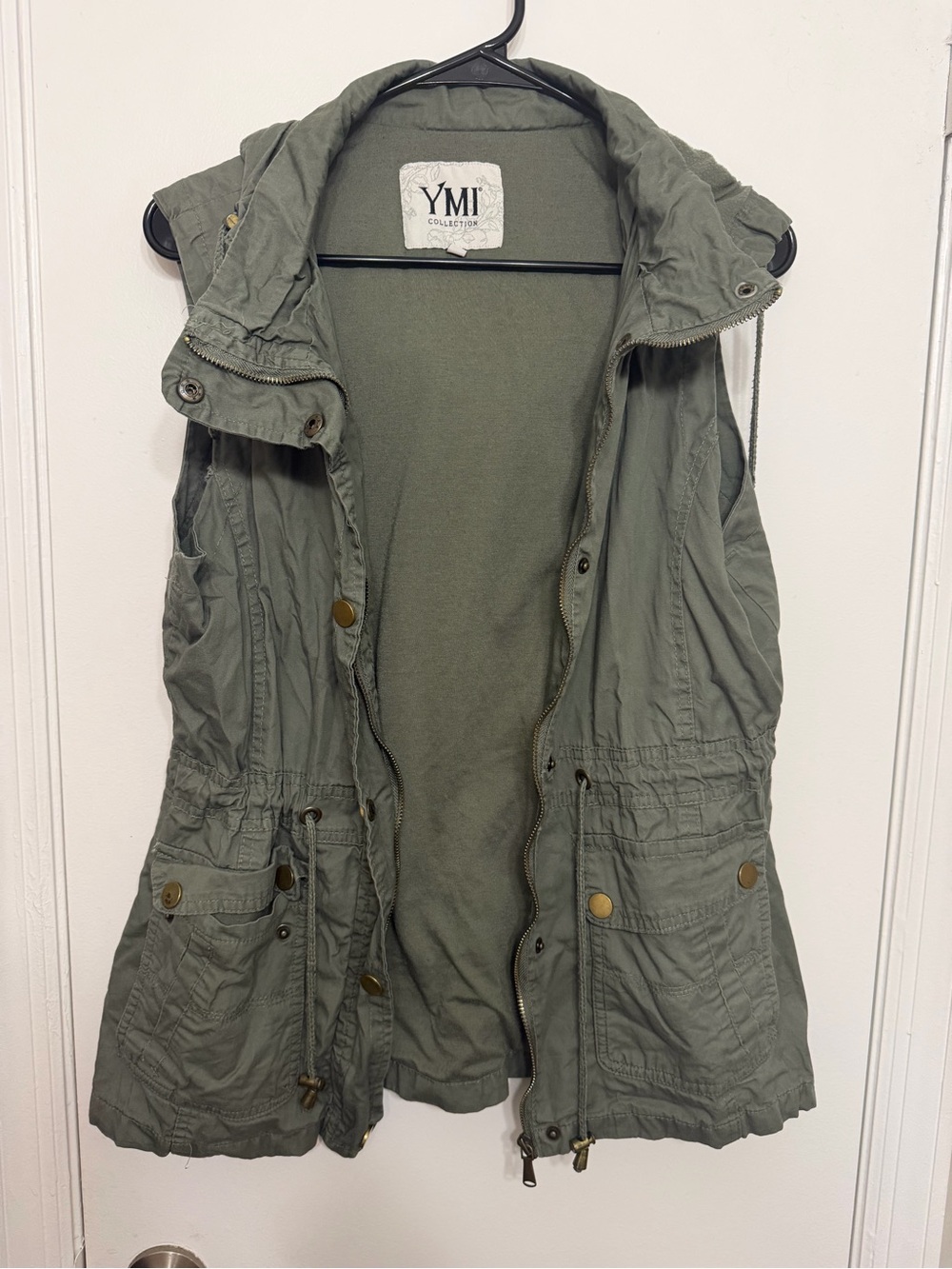 Hooded Women's Vest Jacket